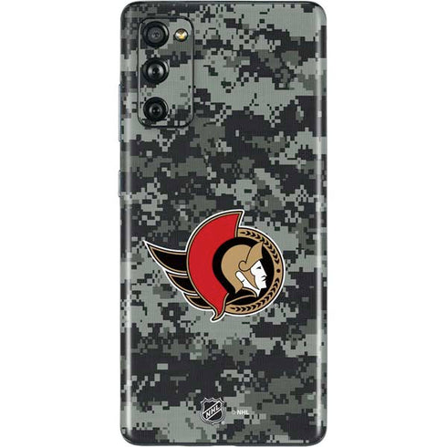 NHL Ottawa Senators Camo Galaxy S20 Fan Edition Skin