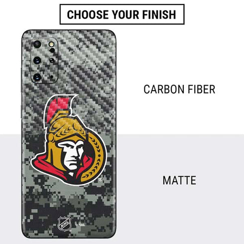 NHL Ottawa Senators Camo Galaxy S20 Plus Skin