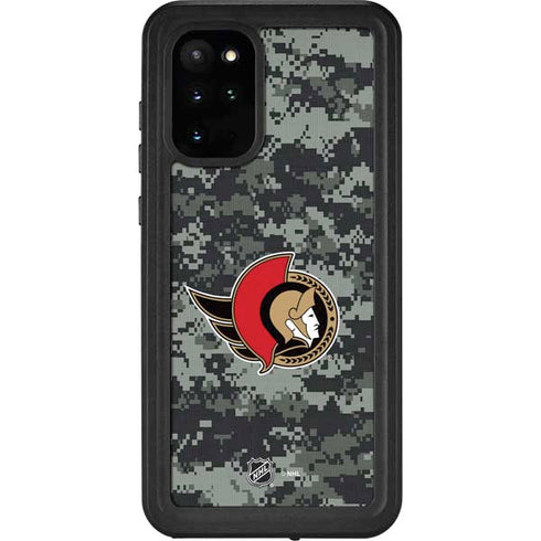 NHL Ottawa Senators Camo Galaxy S20 Plus Waterproof Case