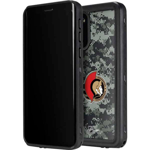 NHL Ottawa Senators Camo Galaxy S20 Plus Waterproof Case