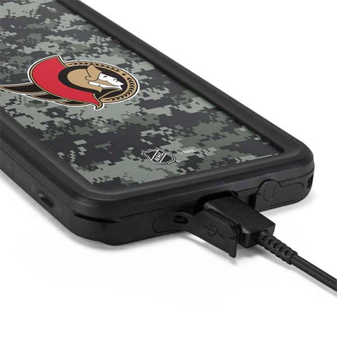 NHL Ottawa Senators Camo Galaxy S20 Plus Waterproof Case