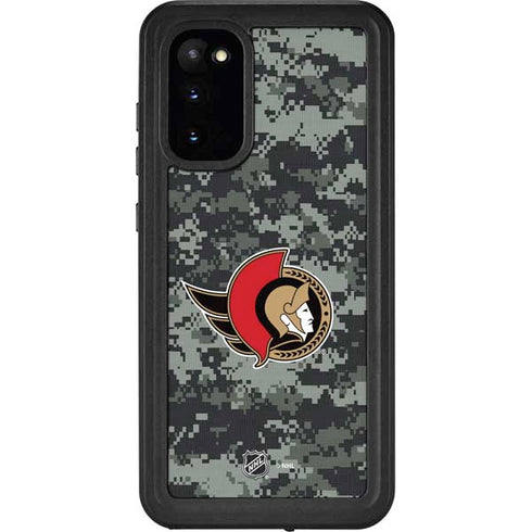 NHL Ottawa Senators Camo Galaxy S20 Waterproof Case