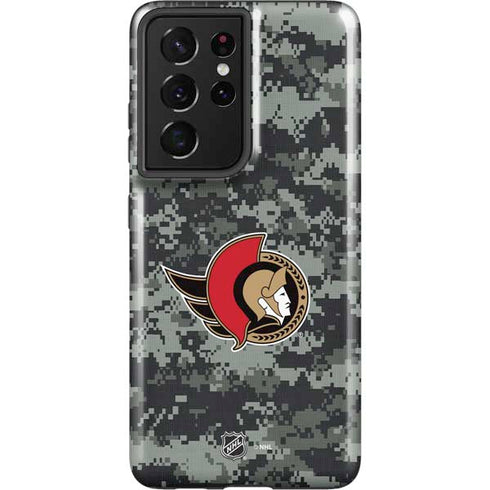 NHL Ottawa Senators Camo Galaxy S21 Ultra 5G Pro Case