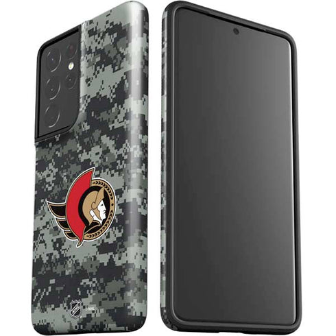 NHL Ottawa Senators Camo Galaxy S21 Ultra 5G Pro Case