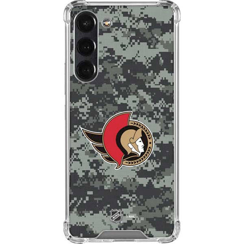 NHL Ottawa Senators Camo Galaxy S23 Plus Clear Case