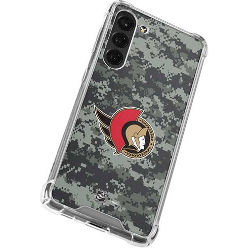 NHL Ottawa Senators Camo Galaxy S23 Plus Clear Case