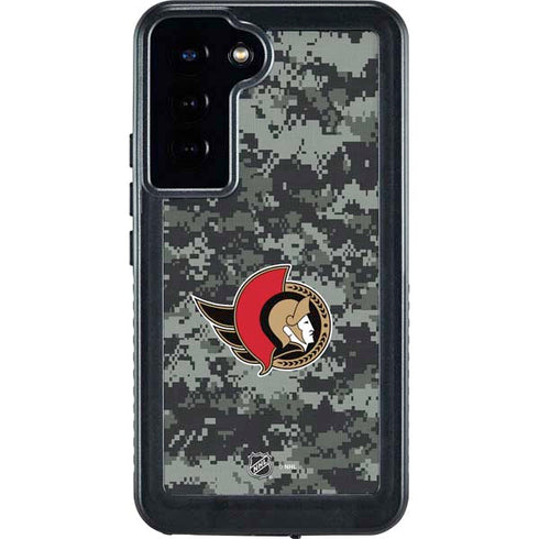 NHL Ottawa Senators Camo Galaxy S23 Plus Waterproof Case