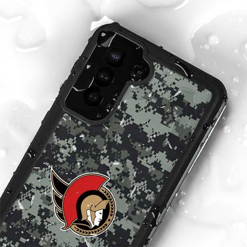 NHL Ottawa Senators Camo Galaxy S23 Plus Waterproof Case