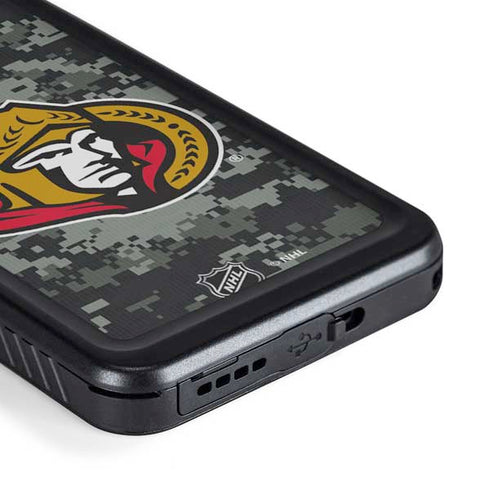 NHL Ottawa Senators Camo Galaxy S23 Waterproof Case