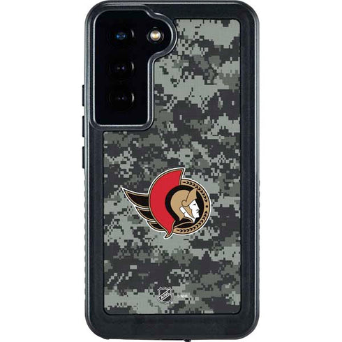 NHL Ottawa Senators Camo Galaxy S23 Waterproof Case