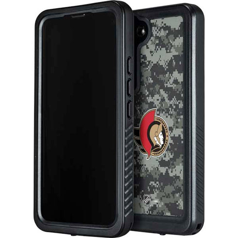 NHL Ottawa Senators Camo Galaxy S23 Waterproof Case