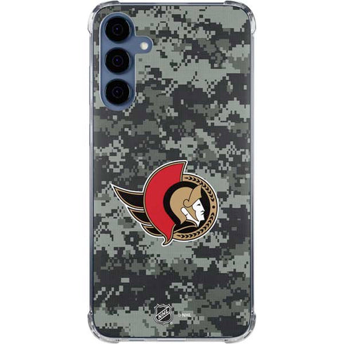 NHL Ottawa Senators Camo Galaxy S24 Clear Case