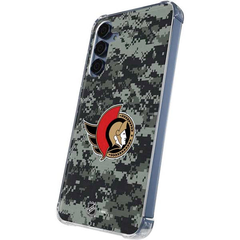 NHL Ottawa Senators Camo Galaxy S24 Clear Case
