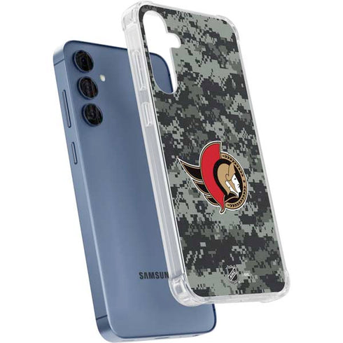 NHL Ottawa Senators Camo Galaxy S24 Clear Case