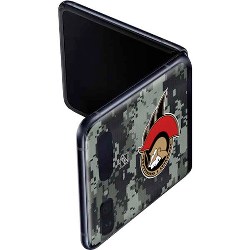 NHL Ottawa Senators Camo Galaxy Z Flip Skin
