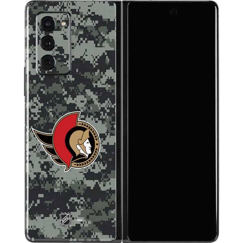NHL Ottawa Senators Camo Galaxy Z Fold2 5G Skin