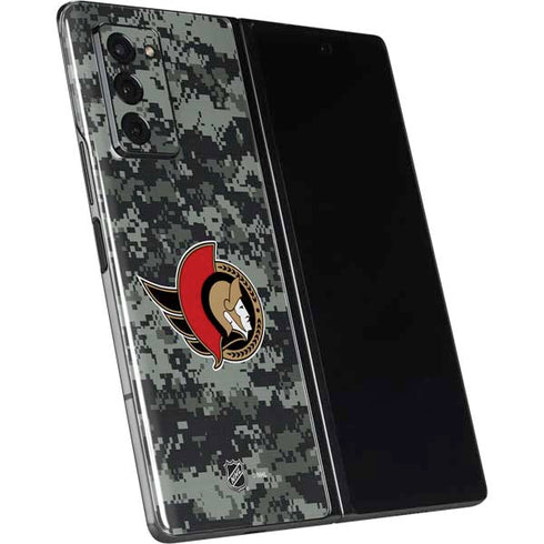 NHL Ottawa Senators Camo Galaxy Z Fold2 5G Skin