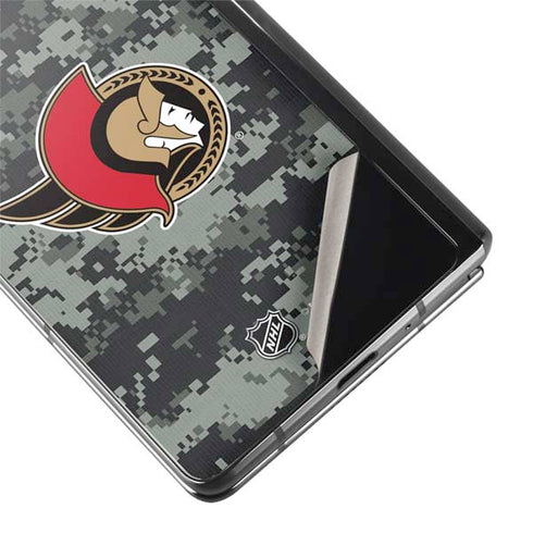 NHL Ottawa Senators Camo Galaxy Z Fold2 5G Skin