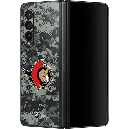 NHL Ottawa Senators Camo Galaxy Z Fold3 5G Skin