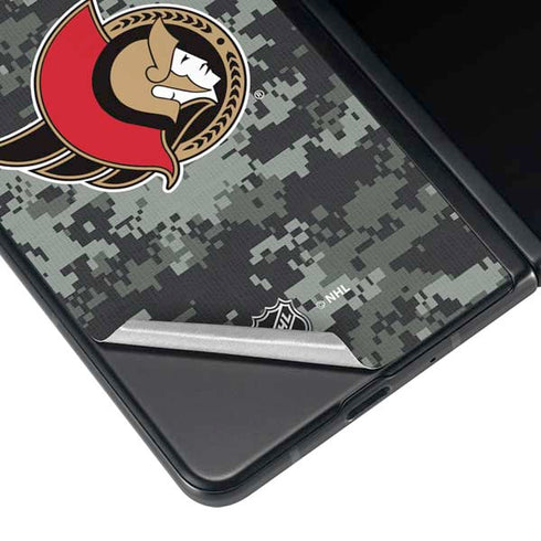 NHL Ottawa Senators Camo Galaxy Z Fold3 5G Skin