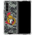 NHL Ottawa Senators Camo Galaxy Z Fold4 5G Clear Case
