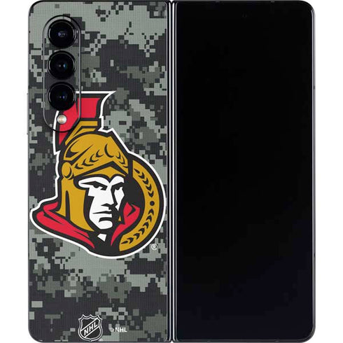 NHL Ottawa Senators Camo Galaxy Z Fold4 5G Skin