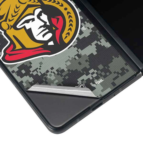 NHL Ottawa Senators Camo Galaxy Z Fold4 5G Skin