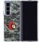 NHL Ottawa Senators Camo Galaxy Z Fold5 5G Clear Case