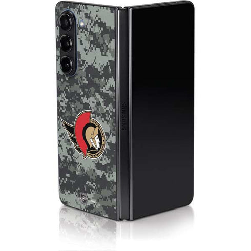 NHL Ottawa Senators Camo Galaxy Z Fold5 5G Skin