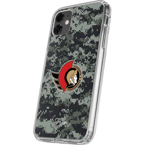 NHL Ottawa Senators Camo iPhone 11 Clear Case