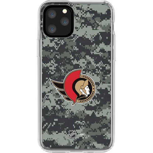 NHL Ottawa Senators Camo iPhone 11 Pro Clear Case