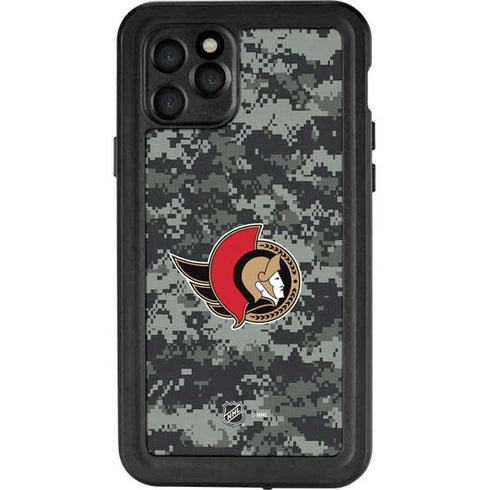 NHL Ottawa Senators Camo iPhone 11 Pro Waterproof Case