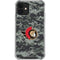 NHL Ottawa Senators Camo iPhone 12 Mini Clear Case