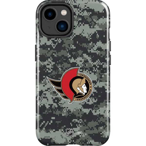 NHL Ottawa Senators Camo iPhone 14 Plus Impact Case