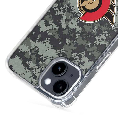 NHL Ottawa Senators Camo iPhone 14 Plus MagSafe Case