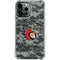 NHL Ottawa Senators Camo iPhone 14 Pro Max Clear Case