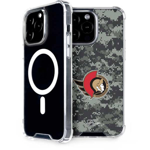 NHL Ottawa Senators Camo iPhone 14 Pro Max MagSafe Case