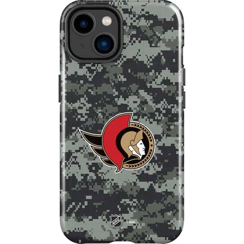 NHL Ottawa Senators Camo iPhone 15 Impact Case