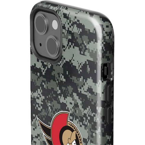 NHL Ottawa Senators Camo iPhone 15 Impact Case