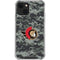NHL Ottawa Senators Camo iPhone 15 Plus Clear Case