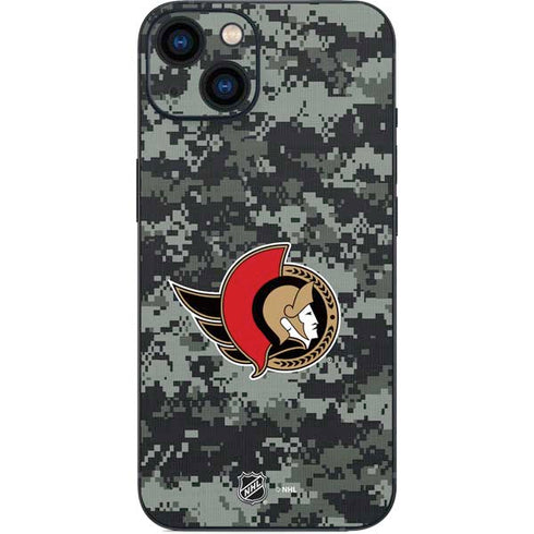 NHL Ottawa Senators Camo iPhone 15 Plus Skin