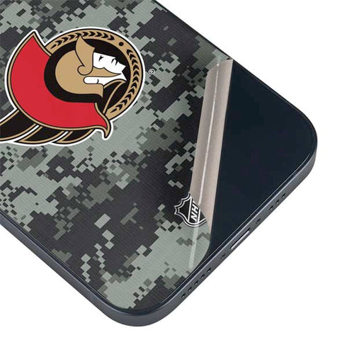 NHL Ottawa Senators Camo iPhone 15 Plus Skin