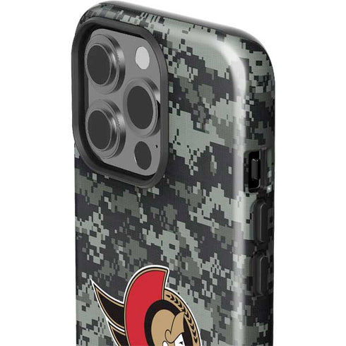 NHL Ottawa Senators Camo iPhone 15 Pro Impact Case
