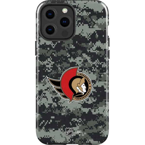 NHL Ottawa Senators Camo iPhone 15 Pro Max Impact Case