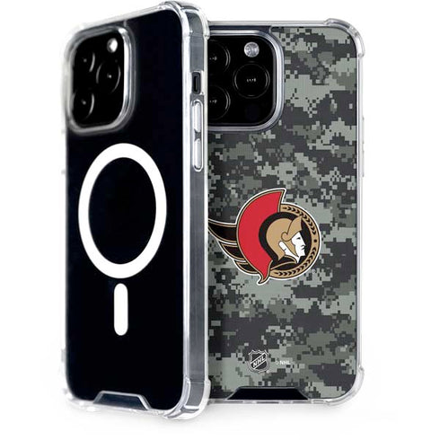 NHL Ottawa Senators Camo iPhone 15 Pro Max MagSafe Case