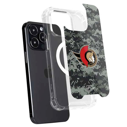 NHL Ottawa Senators Camo iPhone 15 Pro Max MagSafe Case