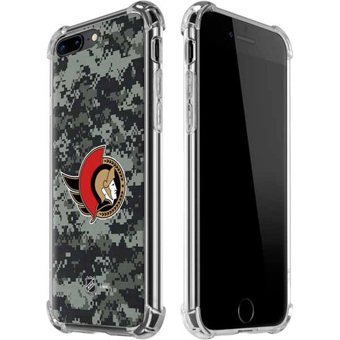 NHL Ottawa Senators Camo iPhone 7/8 Plus Clear Case