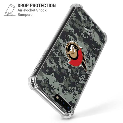 NHL Ottawa Senators Camo iPhone 7/8 Plus Clear Case