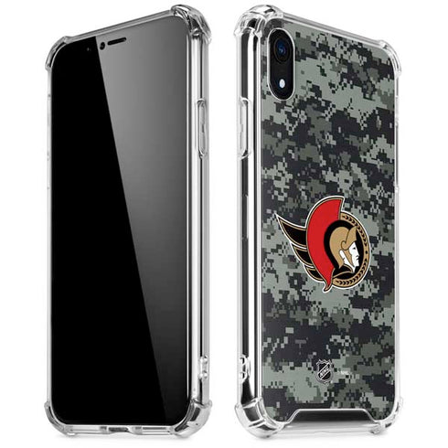 NHL Ottawa Senators Camo iPhone XR Clear Case