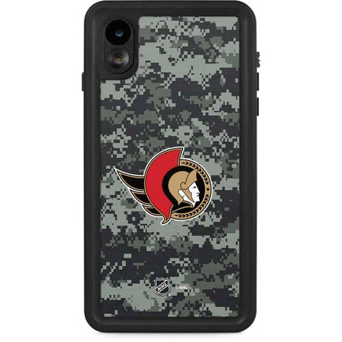NHL Ottawa Senators Camo iPhone XR Waterproof Case